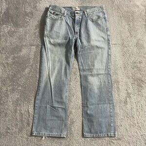 Old Navy Jeans Mens Size 34x30 Light Wash Blue Denim Flap Pockets Workwear‎